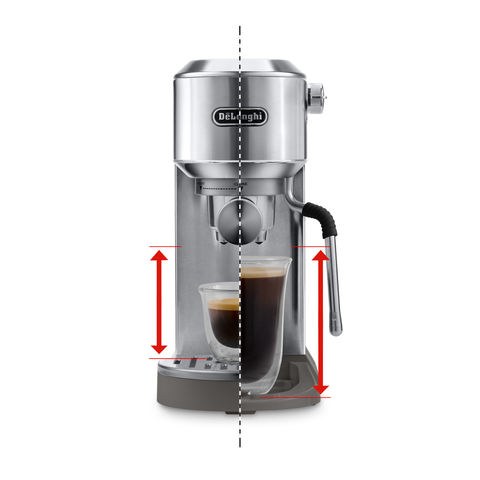 Machine à espresso compacte Dedica Duo Cold Brew acier inoxydable – De'Longhi