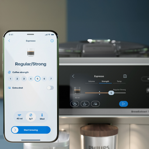 Machine à café automatique avec écran tactile Série 8000 Aromis – Philips
