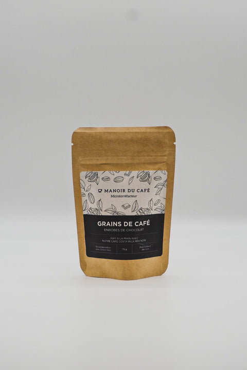 Grains de café enrobés de chocolat