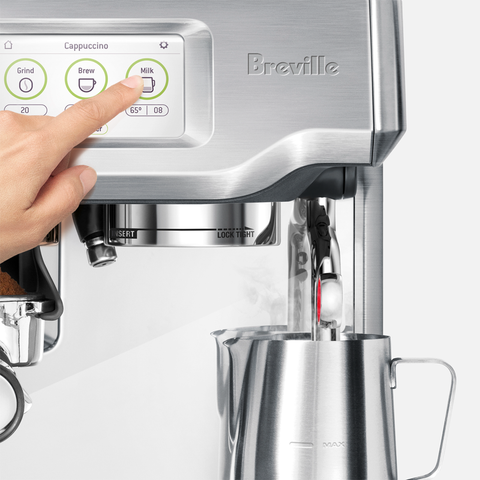 Machine à café manuelle the Barista Touch™ Acier inoxydable brossé – Breville