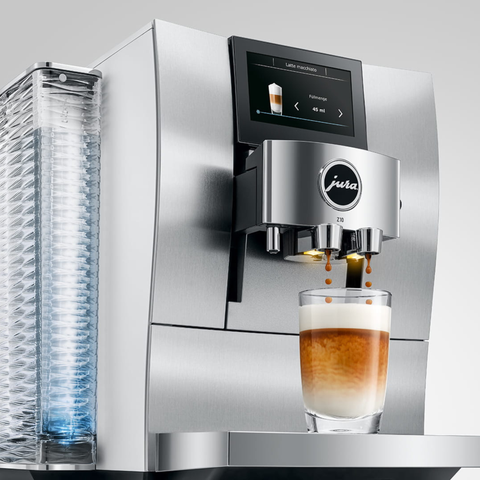 Machine à café automatique Z10 Aluminium blanche - JURA