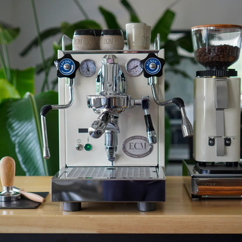 Machine à espresso Mechanika Slim PID crème - ECM