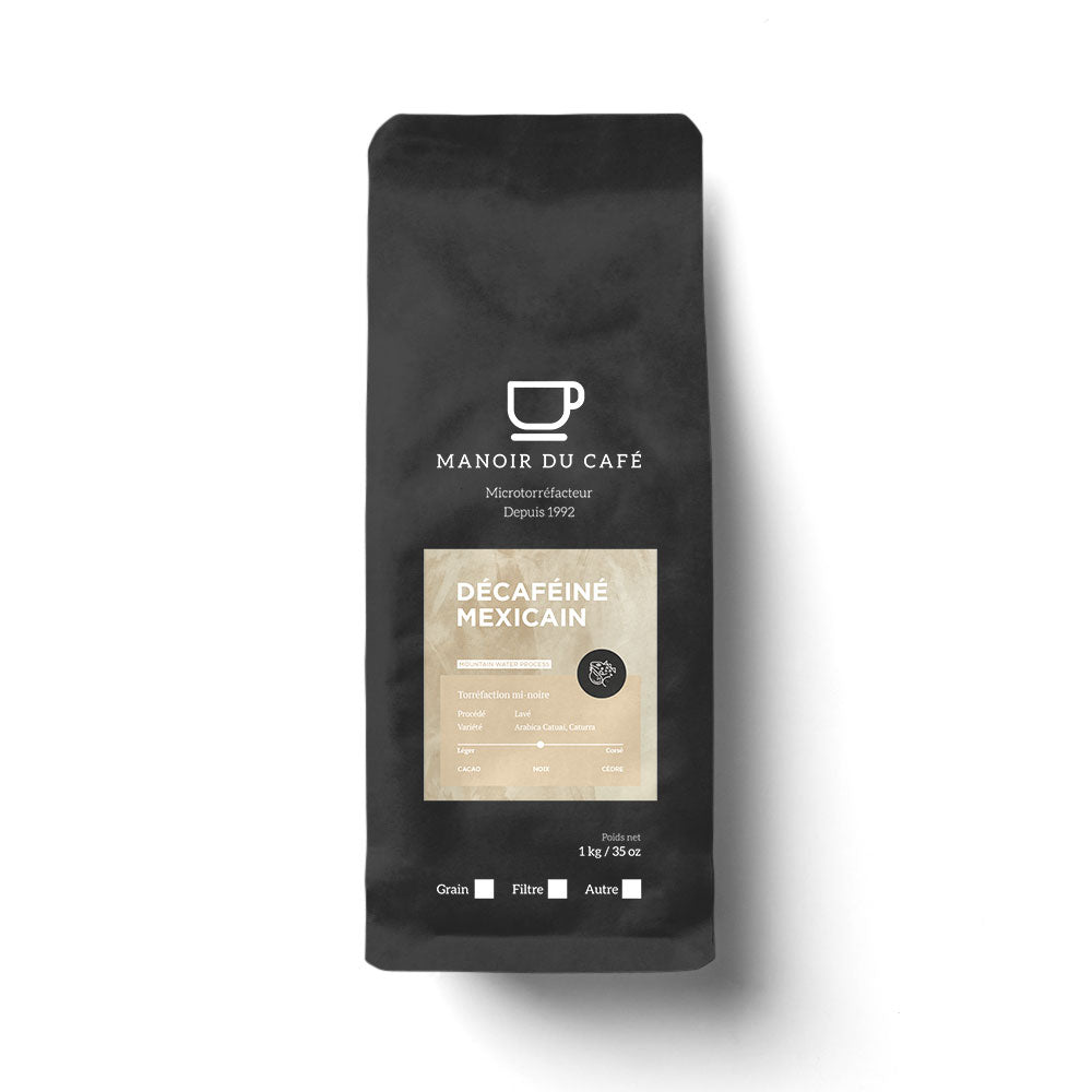 Café Decaféiné en grain, dosettes ou monodoses – La Plume Coffee